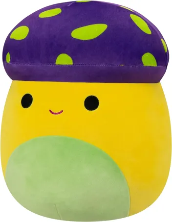 Squishmallows Original 12-Inch Enid Neon Yellow Mushroom