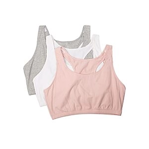 3-Pack Built Up Tank Style Sports Bra