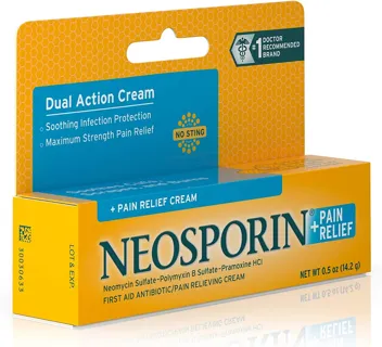 Maximum-Strength Pain Relief Dual Action Antibiotic Ointment with Bacitracin Zinc 0.5 Oz