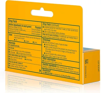 Maximum-Strength Pain Relief Dual Action Antibiotic Ointment with Bacitracin Zinc 0.5 Oz