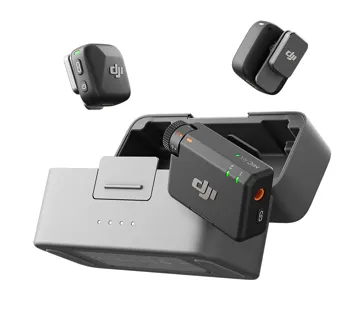 Mic Mini (2 TX + 1 RX + Dual Charging Case)
