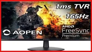 AOPEN 24KG3Y M3bip 23.8-inch Full HD (1920 x 1080) IPS Monitor with AMD FreeSync Premium, 180Hz Refresh Rate