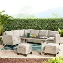 Better Homes & Gardens Brookbury 5-Piece Wicker Outdoor Sectional Dining Set