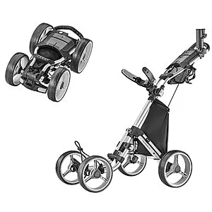 CaddyTek Explorer SuperLite 4-Wheel Golf Push Cart