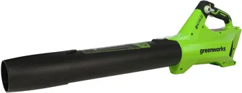 48V (2 x 24V) Greenworks Brushless Cordless Axial Blower w/ (2) 4.0Ah USB Batteries & Dual Port Rapid Charger