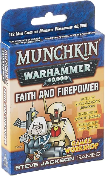 Steve Games Munchkin Warhammer 40,000: Faith and Firepower Card Game (Expansion)