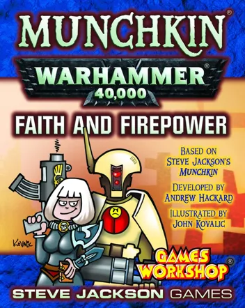 Steve Games Munchkin Warhammer 40,000: Faith and Firepower Card Game (Expansion)