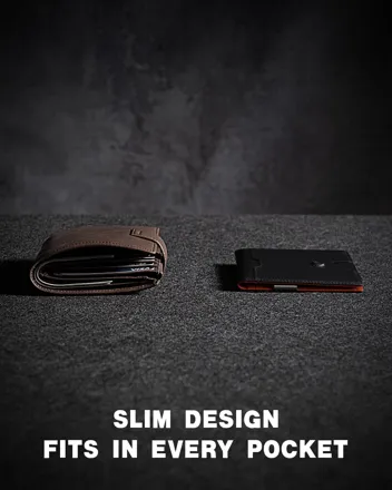 Runbox RFID Slim Bifold Wallet with Money Clip