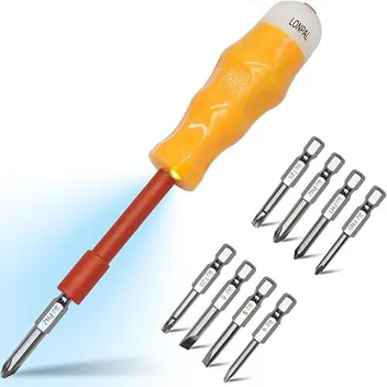 Lonpal Lighted Insulated Screwdriver Set (9-Piece)