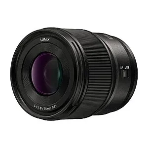 LUMIX S Series 35mm F1.8 L-Mount Mirrorless Camera Lens