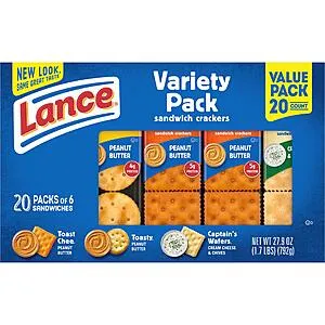 Lance Sandwich Crackers (Variety Pack)