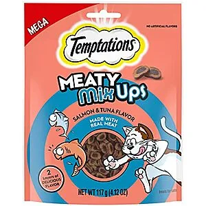 [S&S]: 4.12-Oz Meaty MixUps Savory Cat Treats (Salmon & Tuna)