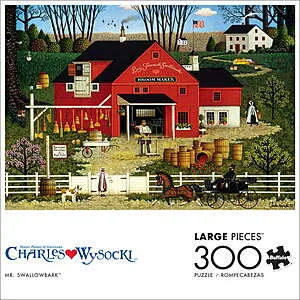 300-Piece Charles Wysocki Mr. Swallowbark Large Pieces Jigsaw Puzzle