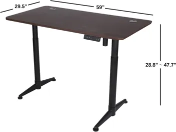 ApexDesk Vortex Series M Edition 60" Electric Height Adjustable Standing Desk-Amazon