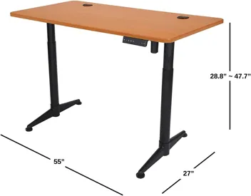 ApexDesk Vortex Series M Edition 60" Electric Height Adjustable Standing Desk-Amazon