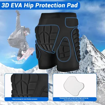 Tomshoo EVA Hip Protection Padded Shorts