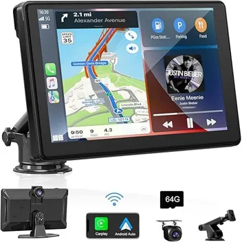 9" Apple CarPlay & Android Auto Car Stereo with 4K Dash Cam