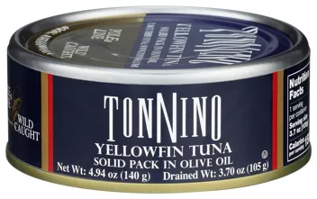 4.94oz Tonnino Yellowfin Tuna in Olive Oil