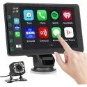 Thebestsvox 7" CarPlay & Android Auto Wireless Car Stereo with 1080p Reverse Camera