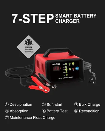 Noone 2A/5A Smart Car Battery Charger