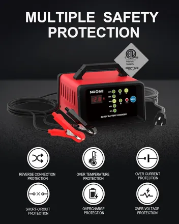 Noone 2A/5A Smart Car Battery Charger