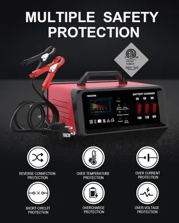 Noone 2A/5A Smart Car Battery Charger