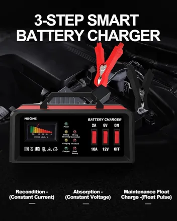 Noone 2A/5A Smart Car Battery Charger