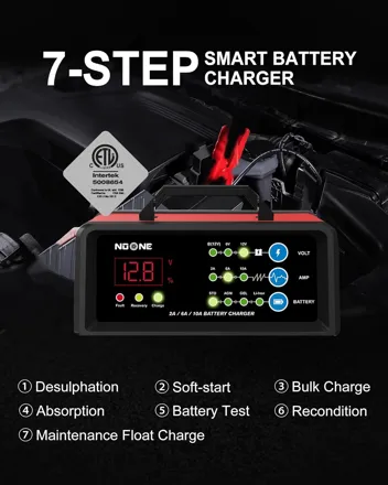 Noone 2A/5A Smart Car Battery Charger