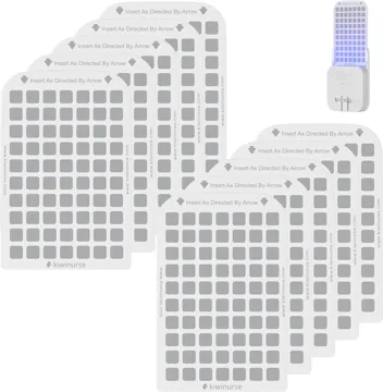 KiwiNurse 395nm UV Light Plug-in Fruit Fly Trap with 4 Glue Cards