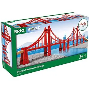 BRIO World - 33683 Double Suspension Bridge Amazon