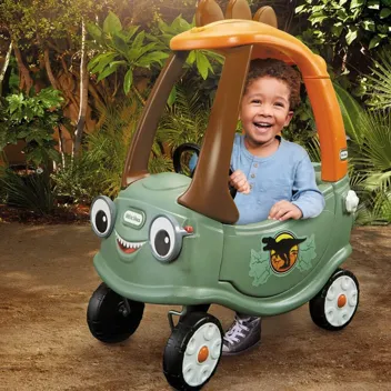 little tikes T-Rex Cozy Coupe by Dinosaur Ride-On Car for Kids