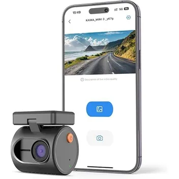 Kawa Mini 3 2K 1296p 3D DNR WiFi Dash Cam