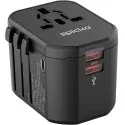 Epicka 240V Universal International Travel Power Adapter w/ 3x USB Ports