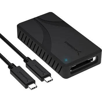 Sabrent USB4 CFexpress Type B Card Reader (Up to 40Gbps, Aluminum Body)