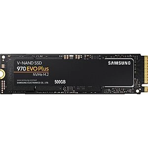 970 EVO 500GB PCIe Gen 3 x4 NVMe