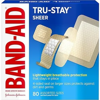 Tru-Stay Sheer Strips Bandages (80-Count)