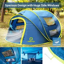 QOmotop Tent 4-Person Camp Tent