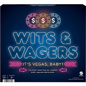 Wits & Wagers Vegas Edition Trivia Family Party Board Game