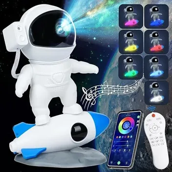 Winnrok Astronaut App Control Star Galaxy Projector Lamp & Speaker