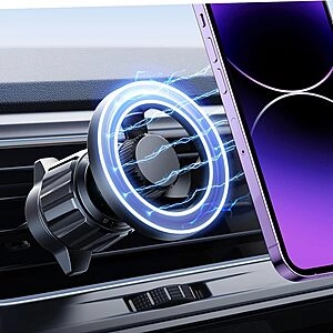 Amazon : Lisen MagSafe iPhone Car Vent Mount Magnetic Phone Holder w/ 30 Strong Magnets