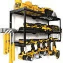 YYR 3-Tier 24" Wall Mounted Power Tool Organizer with 6x Drill Slots