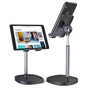 Lisen Phone & Tablet Holder Stand (4-10") w/ Weighted Base