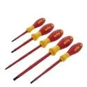 32059 Insulated SoftFinish Slotted/Phillips/Square Screwdriver Set (5-Piece)