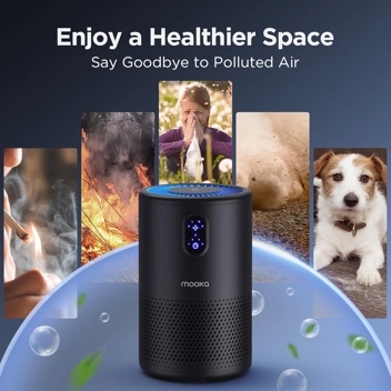 Mooka B-D02L HEPA H13 Large Room Air Purifier (Up to 1076 sq ft)