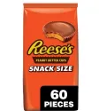 Milk Chocolate Peanut Butter Cups (33oz Snack Size 60-Pieces)