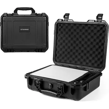 Gitaobac 16.2" x 9.5" x 5.5" IP67 Waterproof Hard Case with Foam Interior