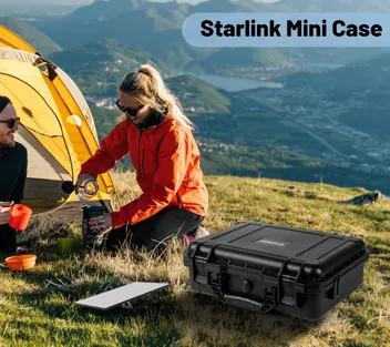 Gitaobac 16.2" x 9.5" x 5.5" IP67 Waterproof Hard Case with Foam Interior