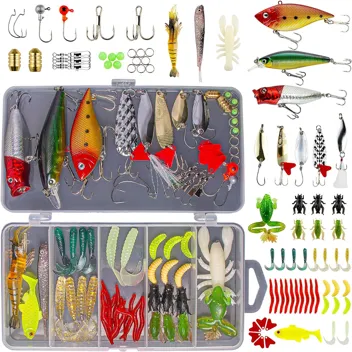 Goando 238-Piece Salt & Fresh Water Fishing Lure Kit