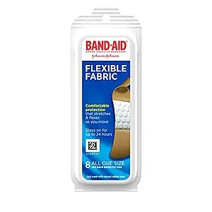 8-Count Brand Flexible Fabric Adhesive Bandages (All One Size)