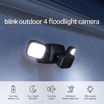 Blink Outdoor 4 1080p 700lm Wire-Free Floodlight Camera